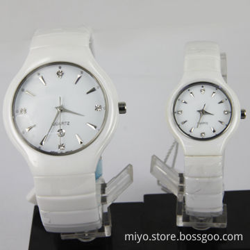 Ceramic lovers watch with fashionable,fancy, novelty and beautiful, 2014 fashion